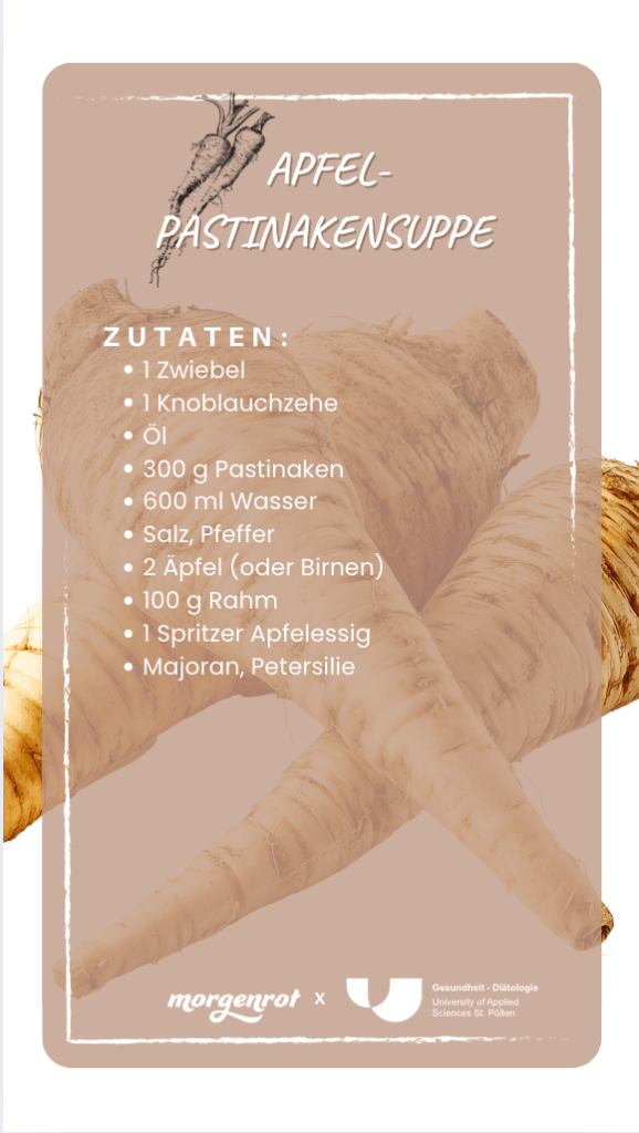 Apfel-Pastinakensuppe