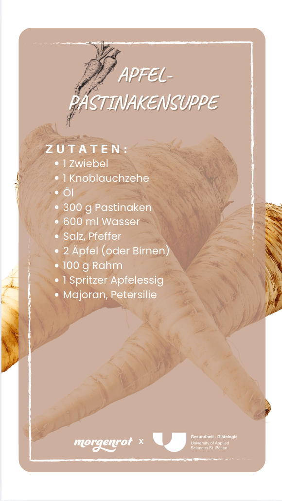 Apfel-Pastinakensuppe