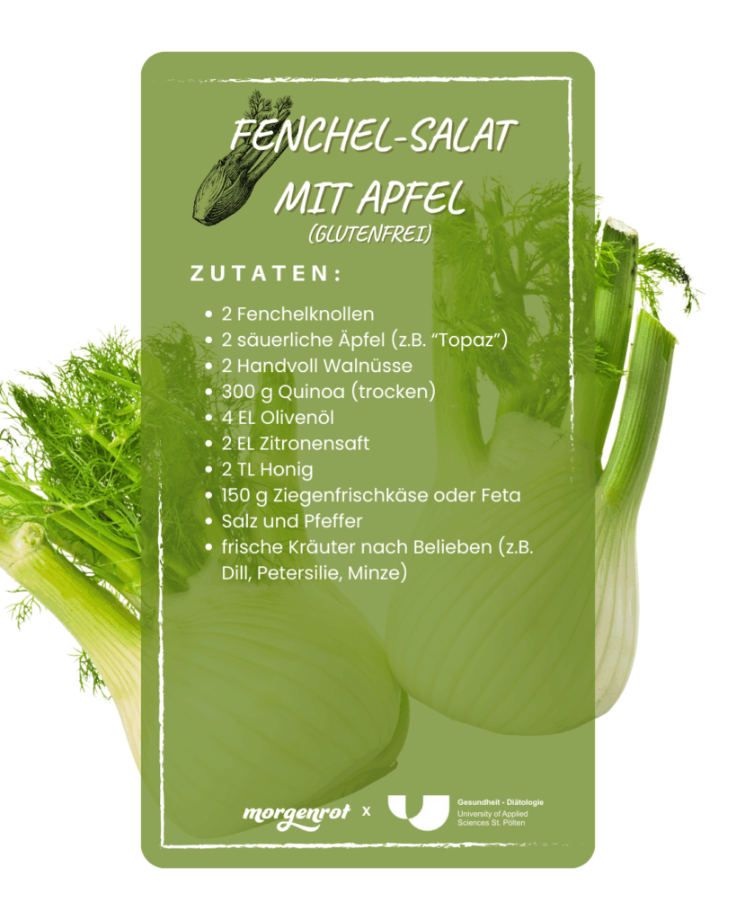 Fenchel Salat mit Apfel