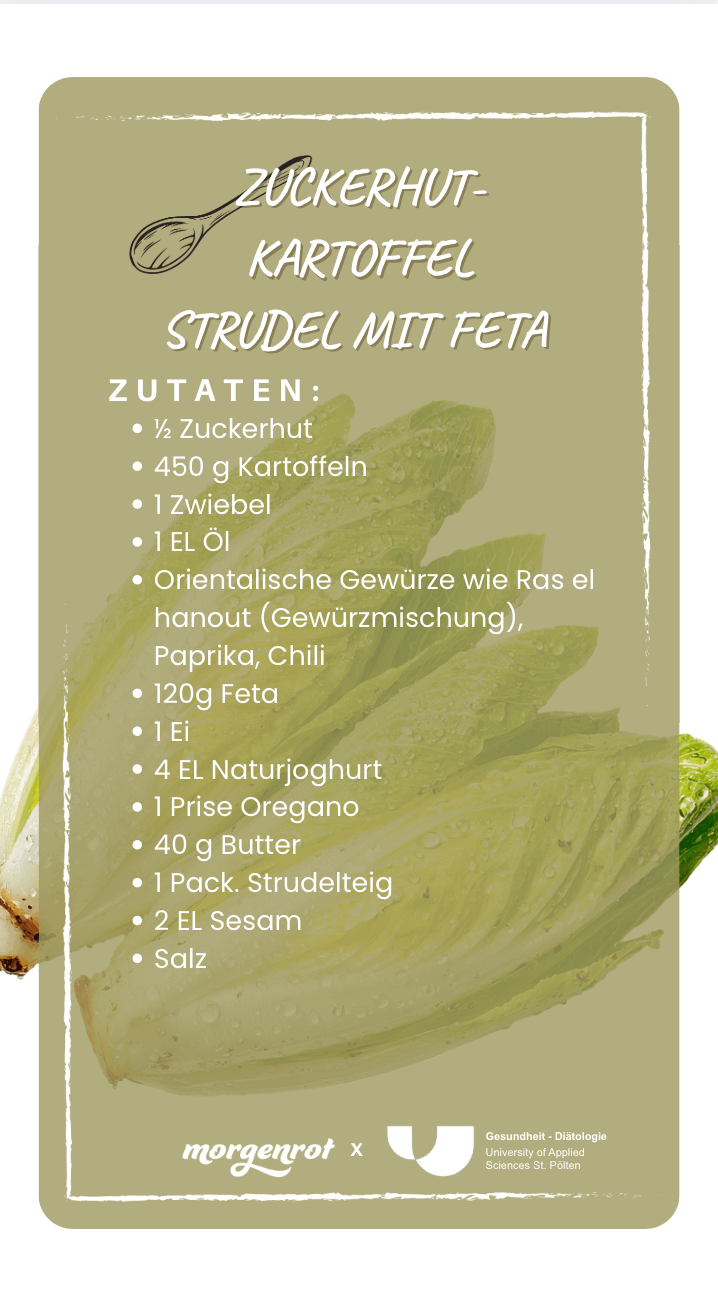 Zuckerhut-Kartoffel-Strudel